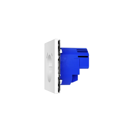 Розетка встраиваемая Voltum S70 с заземлением и защитными шторками, 16А, с USB, A+C, (белый матовый) — фото 14