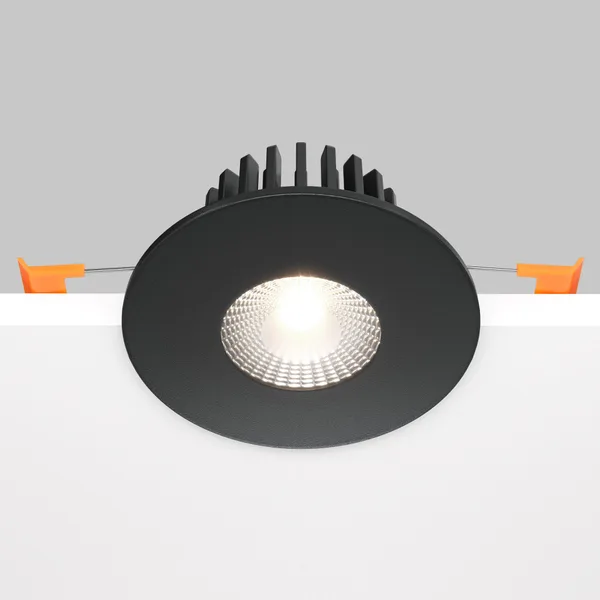 Встраиваемый светильник LED 7Вт Черный IP20 Downlight DL038-2-L7B4K Technical Maytoni — фото 4