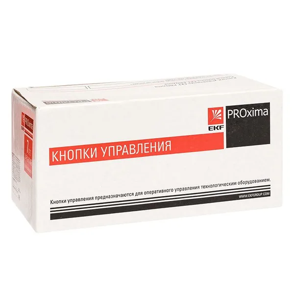 Исполнительный механизм кнопки XB4 "Грибок" красный с фиксацией без подсветки EKF PROxima — фото 2