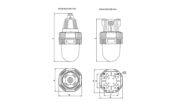 Светильник ATLAS ECO LED 15 С Ex — фото 2