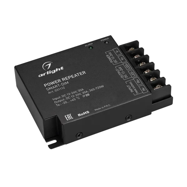 Усилитель SMART-DIM (12-24V, 1x30A) IP20 Arlight