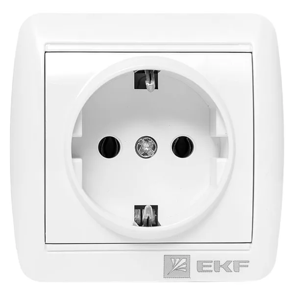 Владивосток Розетка 1-местная 16А с заземлением IP44 EKF — фото 2