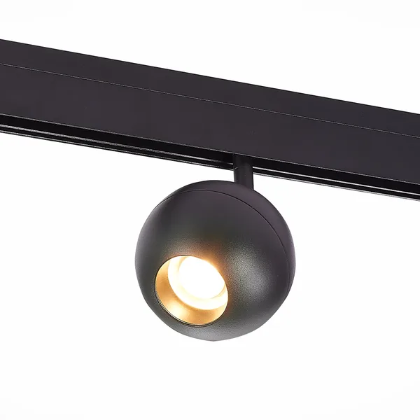 Магнитный трековый светильник Черный LED 1*12Вт 4000К 680Lm Ra>80 36° IP20 L120xW100xH195 48В ST354.446.12 ST LUCE
