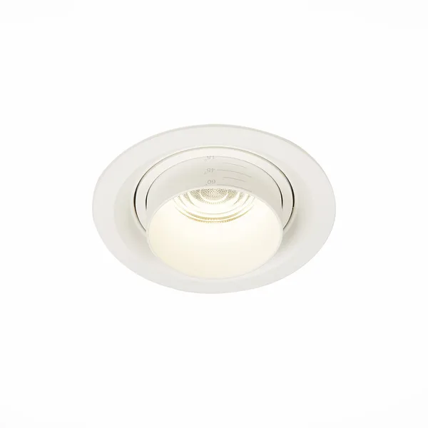 Светильник встраиваемый Zoom Белый LED 1*12Вт 4000К 960Lm Ra90 15°-60° IP20 D115xH95 170-240В ST701.548.12 ST LUCE