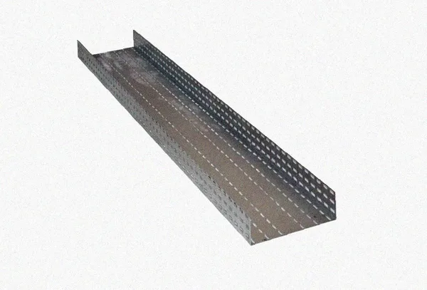Лоток перфорированный ЛМ 300х80х3000 УТ1,5, оцинкованный лист, S1,2 Курганский ЗЭМИ