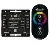 Контроллер 12V 288Вт (24В 576Вт) 24А RGB с кольцевым сенсорным черным радиопультом  ECOLA — фото 2
