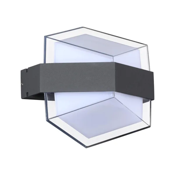 Ландшафтный настенный св-к IP54 LED 4000K 12W 85-265V KAIMAS темно-серый NOVOTECH
