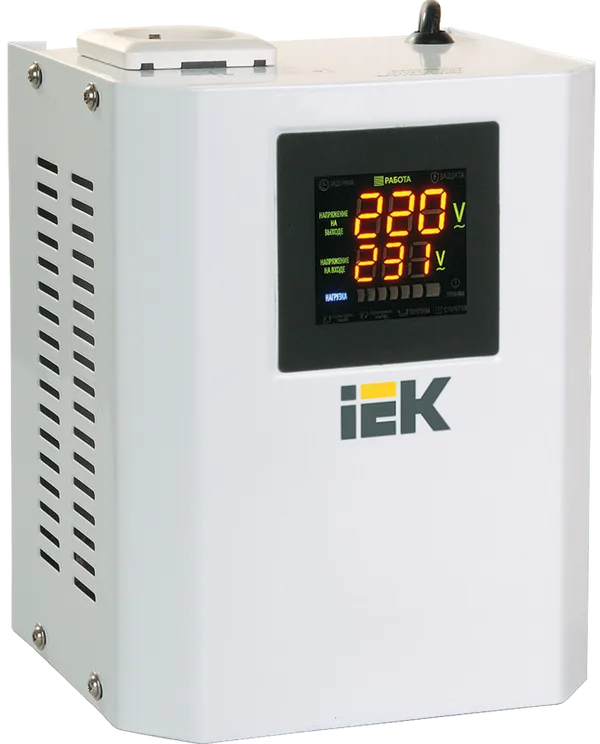 Стабилизатор напряжения настенный BOILER 0,5кВА IEK