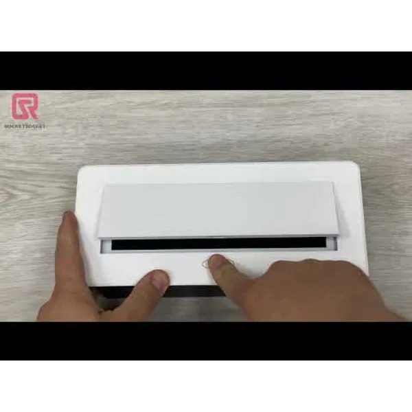 Розетка горизонтальная выдвижная 2 Euro 16A, USB type A+C с блоком 18W RocketSocket, цвет белый LIVOLO — фото 2