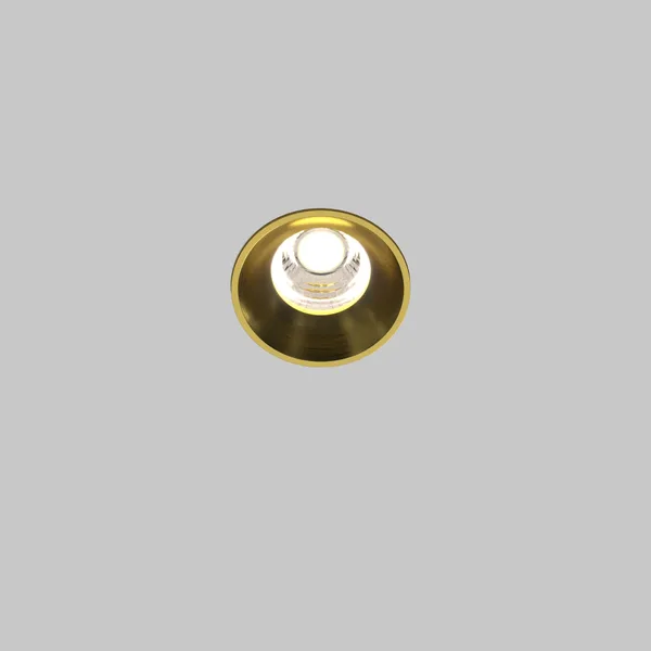 Встраиваемый светильник LED 7Вт Латунь IP20 Downlight DL058-7W4K-TRS-BS Technical Maytoni — фото 3
