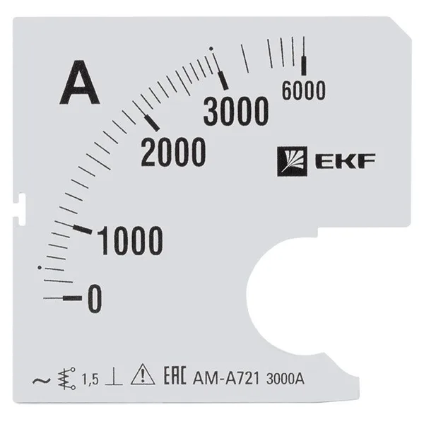 Шкала сменная для A721 3000/5А-1,5 PROxima EKF