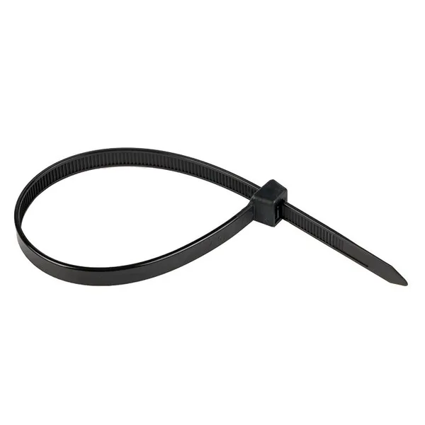 Хомут нейлоновый черный (7,2х250) (100шт) Basic EKF