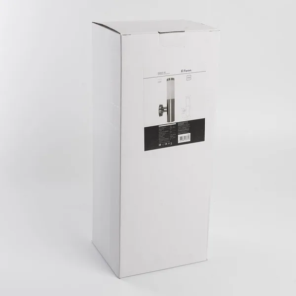 Светильник садово-парковый Feron DH021-B, Техно на стену вверх, 18W E27 230V, серебро — фото 5