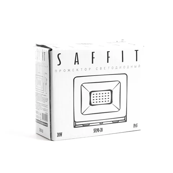 Светодиодный прожектор SAFFIT SFL90-20 IP65 20W 6400K черный Feron — фото 2
