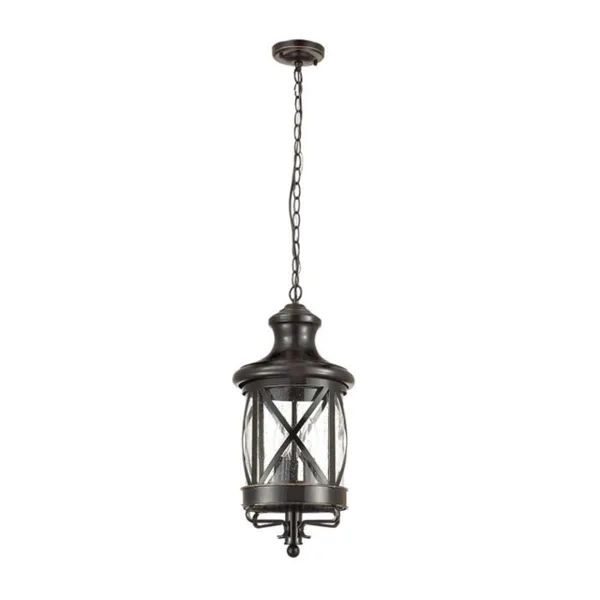 Уличный св-к-подвес IP44 E14 3*60W 220V SATION черный/золотая патина ODEON LIGHT