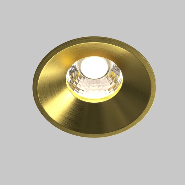 Встраиваемый светильник LED 12Вт Латунь IP20 Downlight DL058-12W4K-BS Technical Maytoni — фото 3
