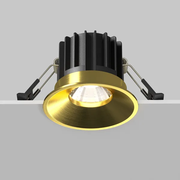 Встраиваемый светильник LED 12Вт Латунь IP20 Downlight DL058-12W4K-BS Technical Maytoni — фото 4