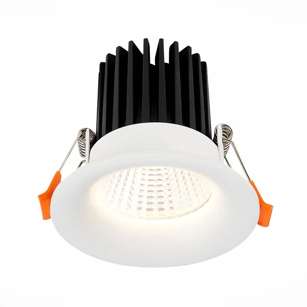 Светильник встраиваемый Белый LED 1*10Вт 3000К 900Lm Ra>90 38° IP20 D85xH75 170-240В ST703.538.10 ST LUCE