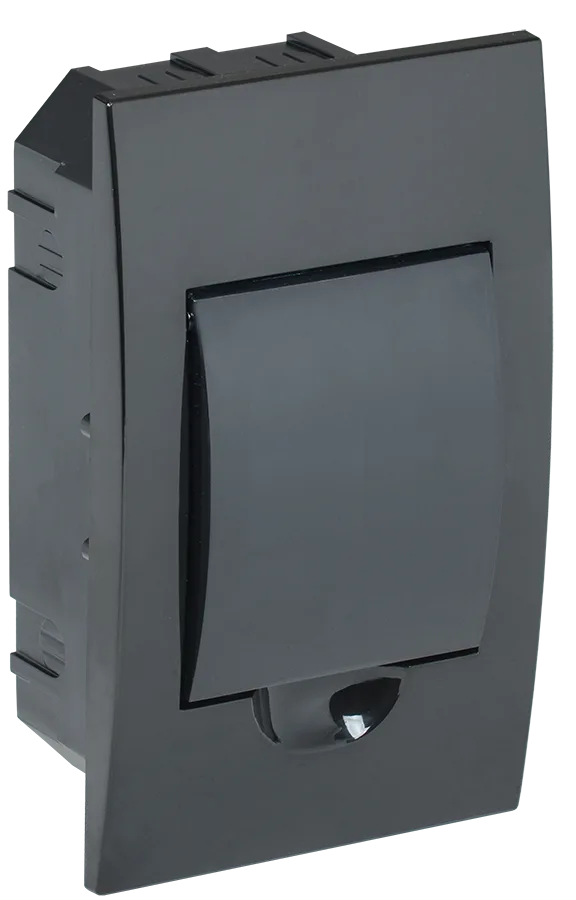 Корпус пластиковый ЩРВ-П-4 IP41 черный KREPTA 3 IEK