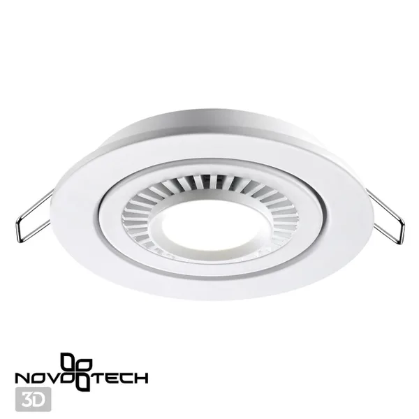 Св-к встр.св/д IP20 LED 9W 770Лм 4000K 220V GESSO белый NOVOTECH — фото 3