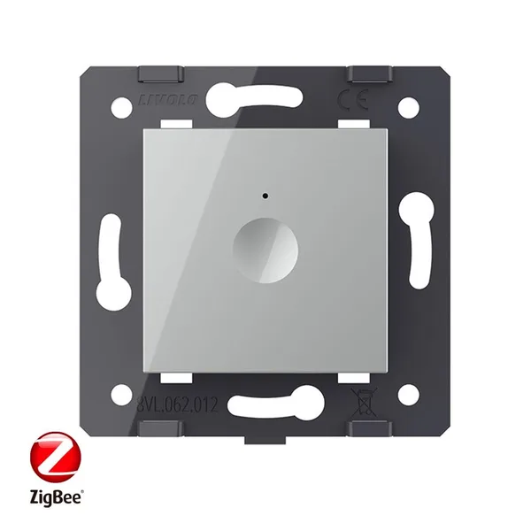 Одноклавишный сенсорный выключатель ZigBee Module, цвет серый (механизм) Livolo — фото 2