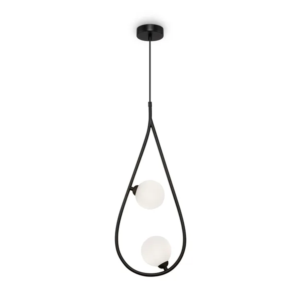 Люстра 2*G9 25Вт Черный IP20 Perlina FR4005PL-02B Freya