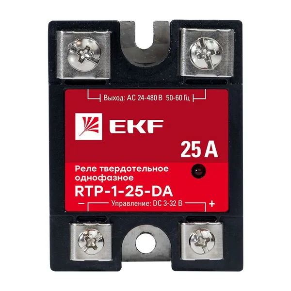 Реле твердотельное однофазное RTP-25-DA PROxima EKF — фото 3