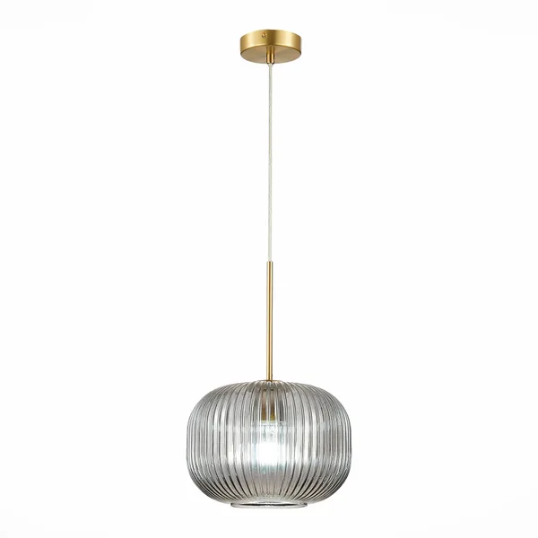 Светильник подвесной Латунь/Дымчатый E27 1*60Вт SL1154.303.01 ST LUCE