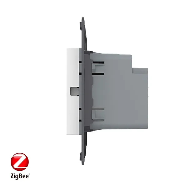 Двухклавишный сенсорный выключатель ZigBee Module, цвет белый (механизм) Livolo — фото 3