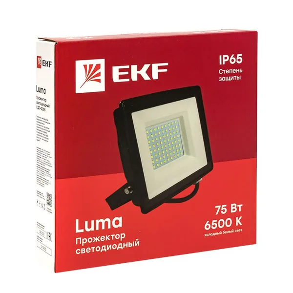 Прожектор светодиодный СДО-3005 75Вт 6500К IP65 Basic EKF — фото 2