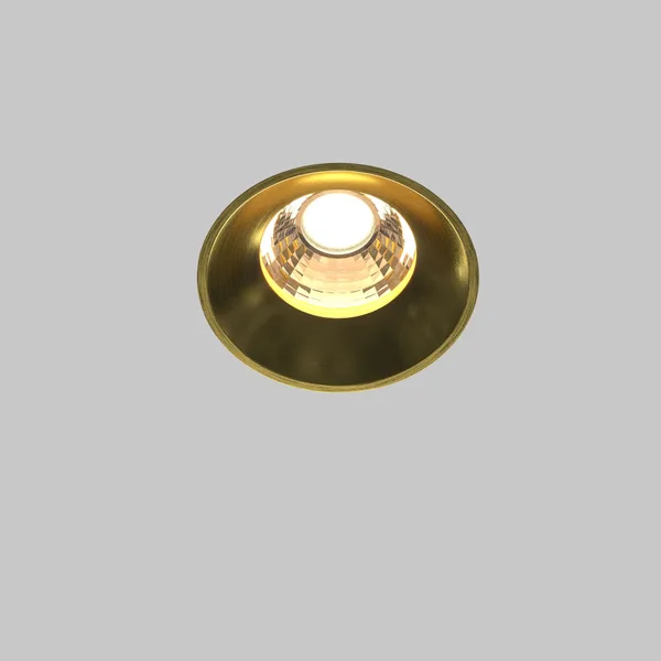 Встраиваемый светильник LED 12Вт Латунь IP20 Downlight DL058-12W3K-TRS-BS Technical Maytoni — фото 3