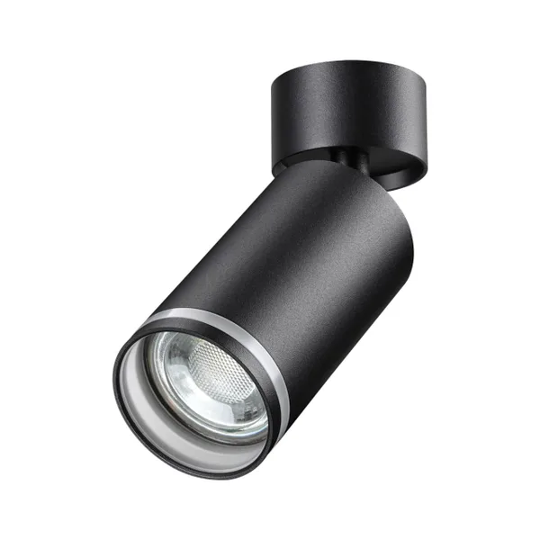 Св-к накл.IP20 GU10 9W 220V ULAR черный NOVOTECH