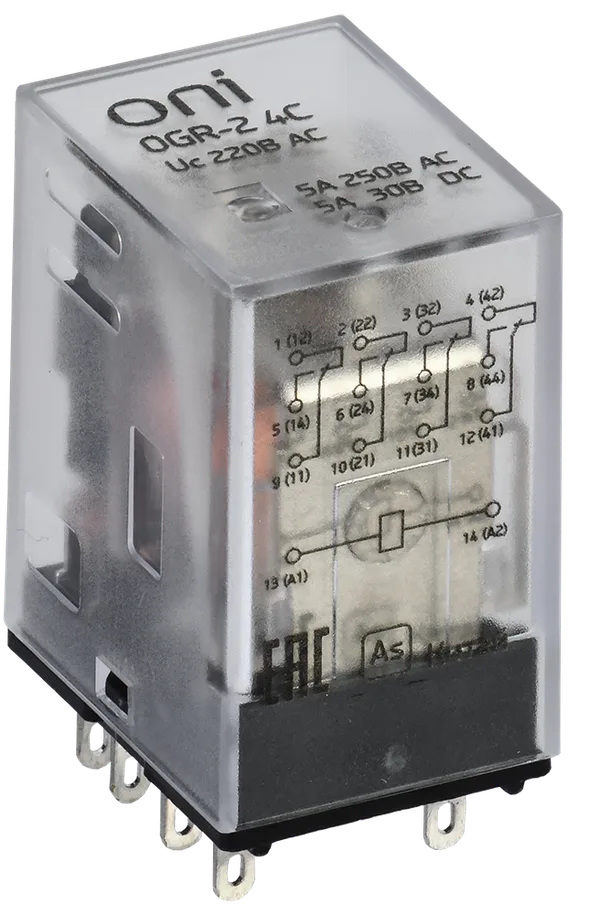 Реле общего назначения OGR-2 4C 220В AC ONI IEK