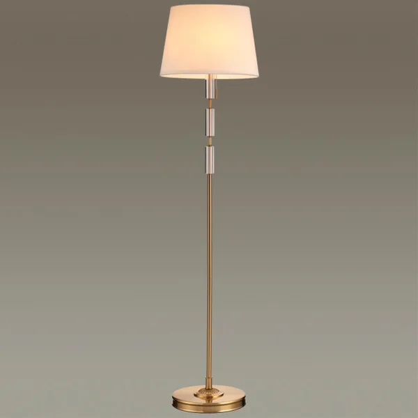 Торшер E27 1*60W LONDON бронзовый/белый/абажур ткань ODEON LIGHT — фото 3