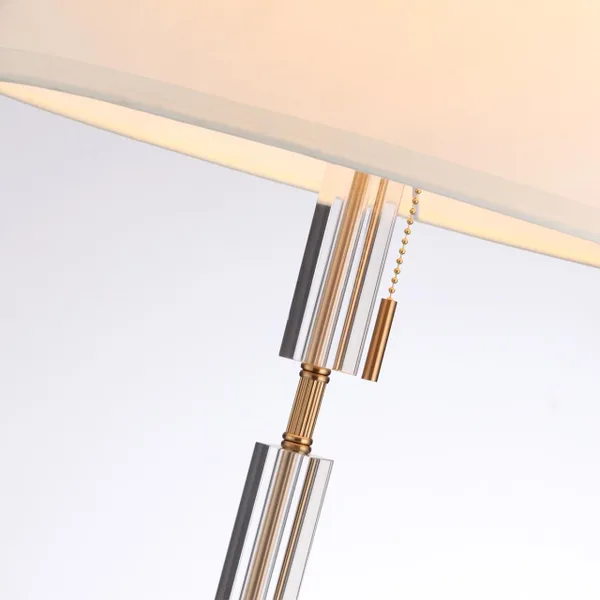 Торшер E27 1*60W LONDON бронзовый/белый/абажур ткань ODEON LIGHT — фото 6