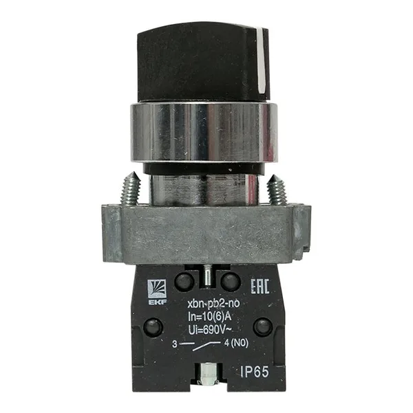 Переключатель BD21 2P короткая ручка NO IP65 PROxima EKF — фото 4