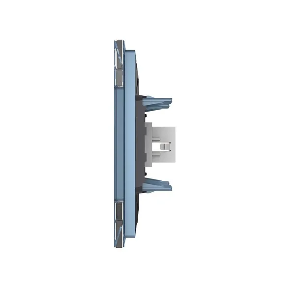 Розетка HDMI Синяя Livolo — фото 3