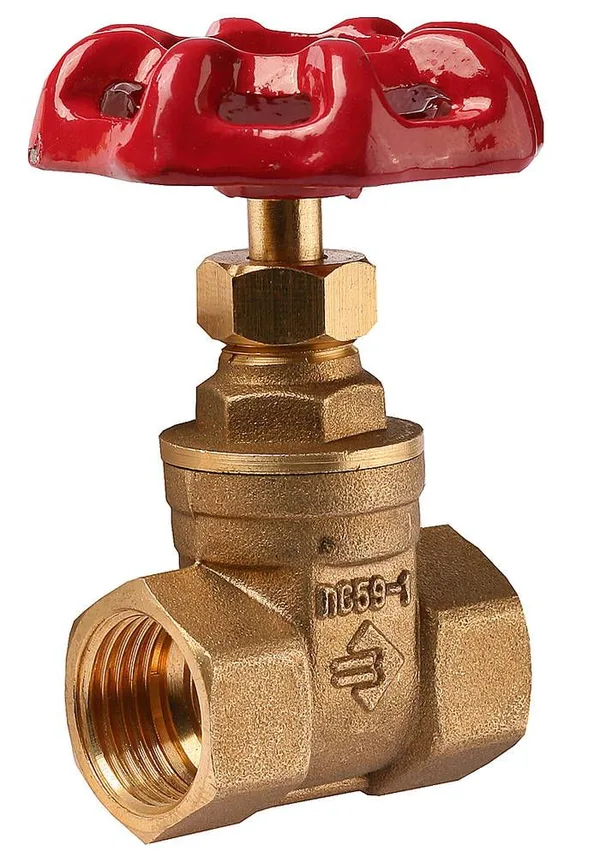 Задвижка клиновая латунная, 1/2" ЗУБР