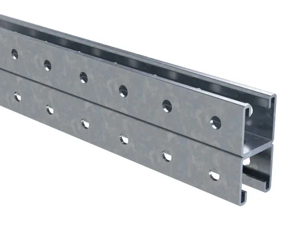 Двойной С-образый профиль 41х41, L1800, 2,5 мм, INOX 304 DKC