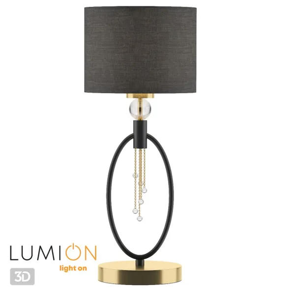 Настольная лампа E27 60W 220V SANTIAGO античная латунь,черный LUMION — фото 3