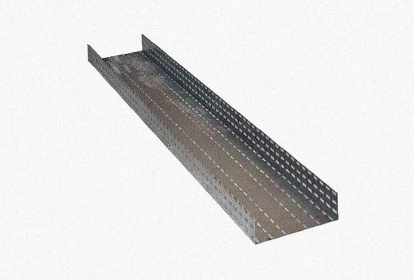 Лоток перфорированный ЛМ 150х80х2000 УТ1,5, горячее цинкование, S1,5 Курганский ЗЭМИ