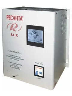 Стабилизатор напряжения АСН - 8000 Н/1-Ц Ресанта Lux релейного типа