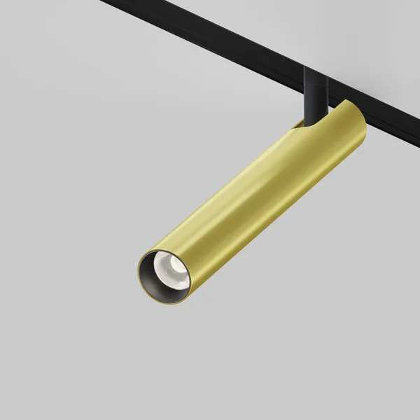 Трековый светильник LED 6Вт Черный и Латунь IP20 Magnetic track system Exility TR141-2-6W4K-M-BS Technical Maytoni — фото 3
