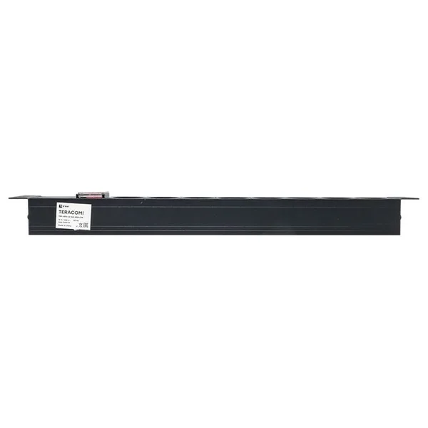 Блок розеток PDU TERACOM PRO 19" 1U 10А/250В 8 розеток Schuko с выключателем без шнура питания входной разъем C14 корпус алюминий черный EKF — фото 3
