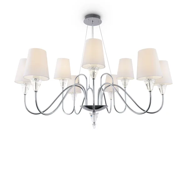 Люстра 9*E14 40Вт Хром IP20 Florero MOD078PL-09CH Maytoni