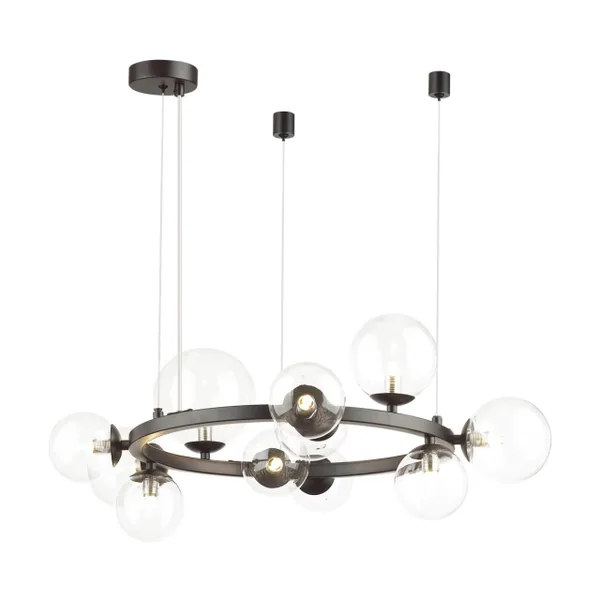 Люстра G9 11*40W TOVI черный/прозрачный ODEON LIGHT — фото 5