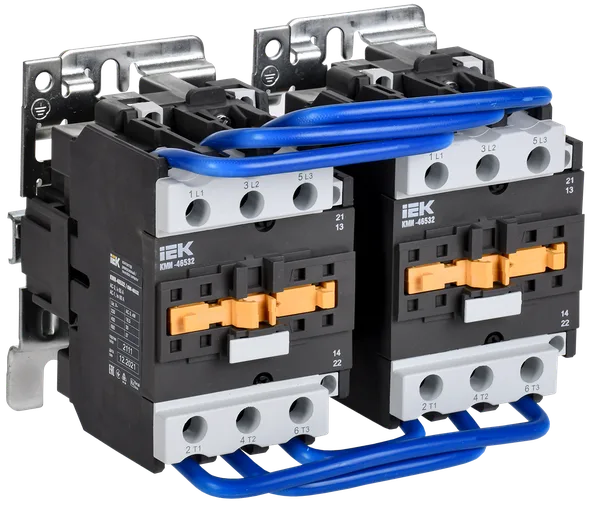 Контактор КМИ-46532 реверс 65А 230В/АС3 2НО;2НЗ IEK