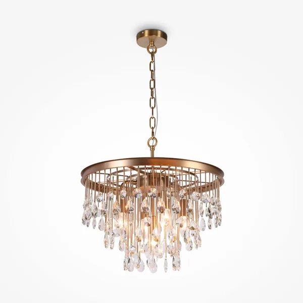 Подвесной светильник 5*E14 40Вт Золото IP20 Linn MOD091PL-05G Maytoni — фото 3