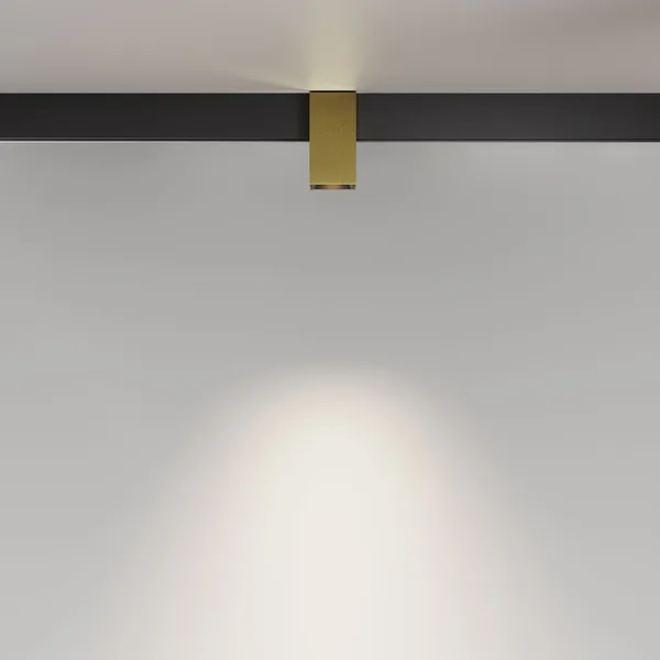 Трековый светильник LED 7Вт Латунь IP20 Magnetic track system Exility TR121-2-7W4K-BS Technical Maytoni — фото 4