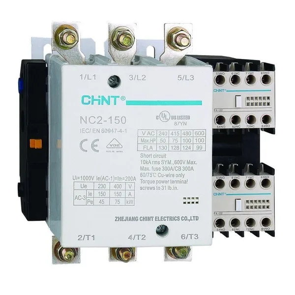 Контактор NC2-150NS реверс 150A 400В/АС3 50Гц (R) CHINT